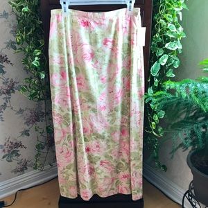 Coldwater Creek “Sophisticated Rose” Spring Skirt